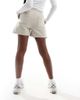 Good For Nothing Good For Nothing washed logo jersey shorts in beige-Neutral - 4