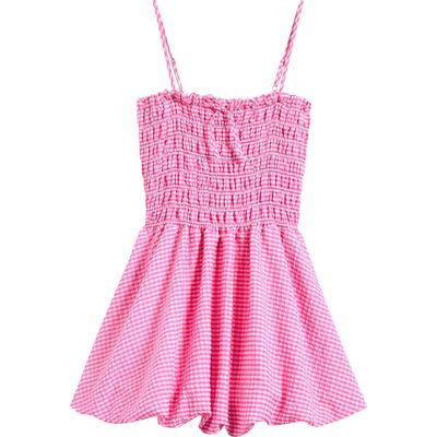 Good Luck Girl Good Luck Girl Kids' Gingham Smocked Sundress