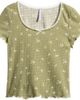 Good Luck Girl Good Luck Girl Kids' Lettuce Edge Baby Tee - 1