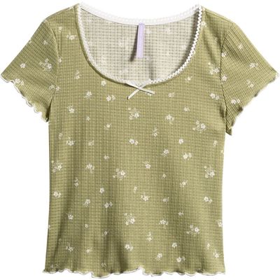 Good Luck Girl Good Luck Girl Kids' Lettuce Edge Baby Tee