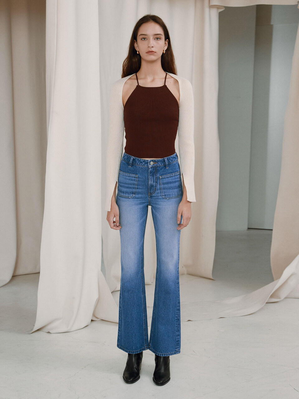 GOODDEN Standard Bootcut Blue Jeans