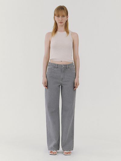 GOODDEN Wide Standard Jeans - Gray