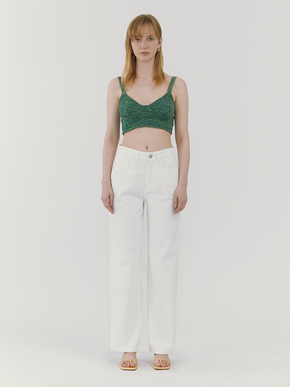 GOODDEN Wide Standard Jeans - White