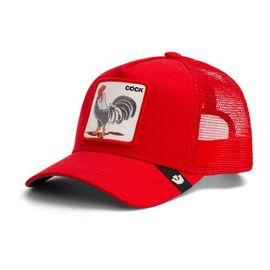 Goorin Bros. Goorin Bros. Men's Red Goorin Bros The Rooster Adjustable Trucker Hat 