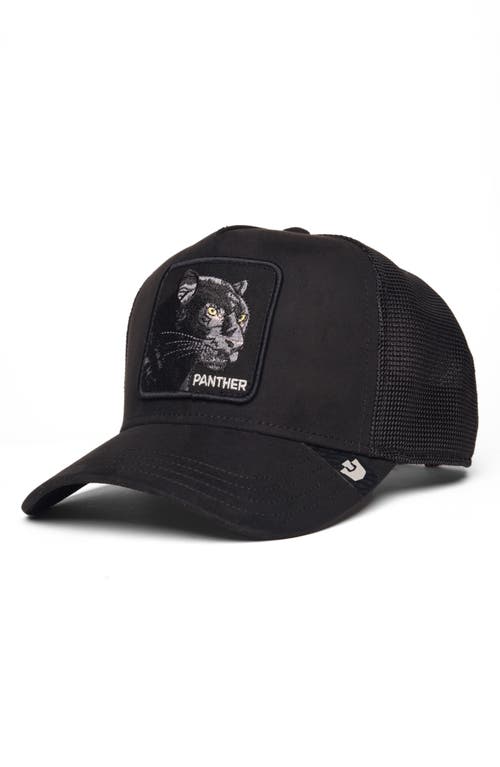 Goorin Bros. Goorin Bros. Panther Patch Faux Suede Snapback Trucker Hat