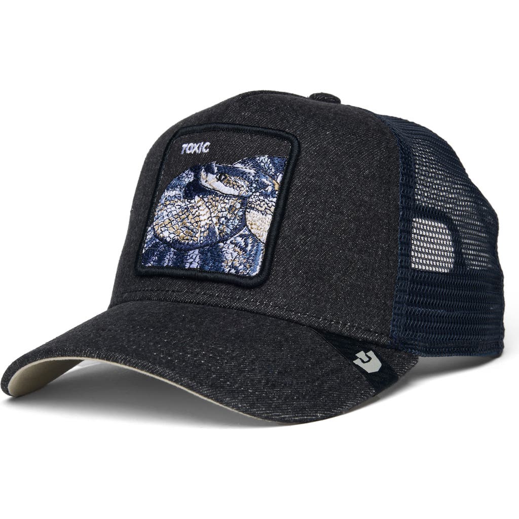 Goorin Bros. Goorin Bros. Toxic Snake Patch Denim Snapback Trucker Hat 