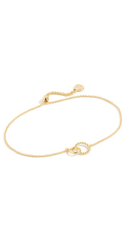 Gorjana Gorjana Crew Charm Bracelet Gold One Size
