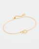 Gorjana Gorjana Crew Charm Bracelet Gold One Size - 2
