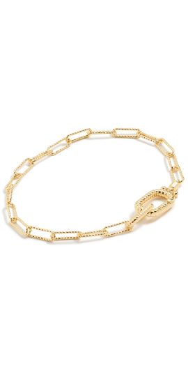 Gorjana Gorjana Crew Link Bracelet Gold Plated One