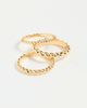 Gorjana Gorjana Crew Ring Set Gold 6 - 2