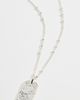 Gorjana Gorjana Griffin Dog Tag Necklace Silver One - 2