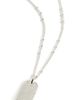 Gorjana Gorjana Griffin Dog Tag Necklace Silver One - 5