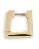 Gorjana Gorjana Harper Charm Huggie Gold One Size - 1
