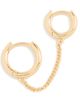Gorjana Gorjana Lou Double Huggie Gold One Size - 1