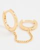 Gorjana Gorjana Lou Double Huggie Gold One Size - 2