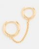 Gorjana Gorjana Lou Double Huggie Gold One Size - 4