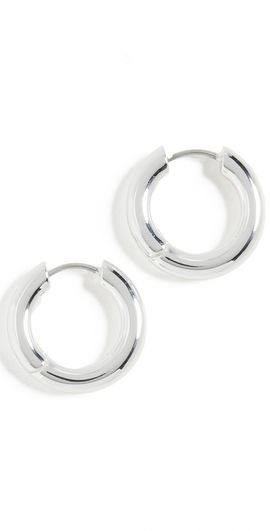 Gorjana Gorjana Lou Hoops Silver One