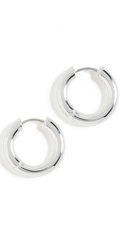 Gorjana Gorjana Lou Hoops Silver One