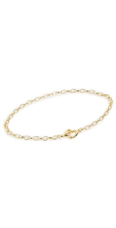 Gorjana Gorjana Parker Heart Mini Bracelet Gold One Size