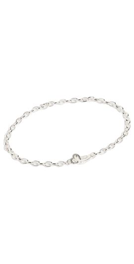 Gorjana Gorjana Parker Heart Mini Bracelet Silver One