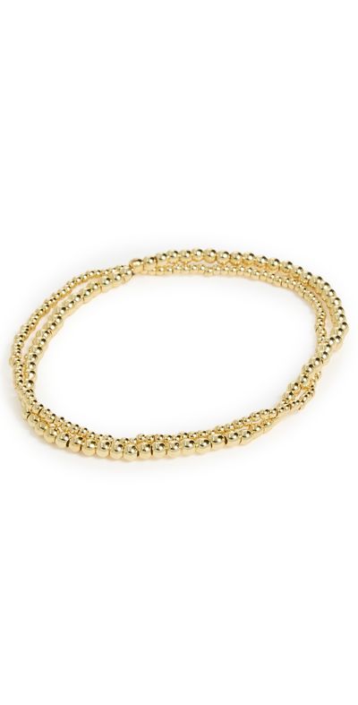 Gorjana Gorjana Poppy Bracelet Set Gold One