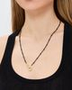 Gorjana Gorjana Power Gemstone Long Beaded Necklace Gold/Black Onyx One Size - 3