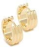 Gorjana Gorjana Reed Hoops Gold One Size - 1