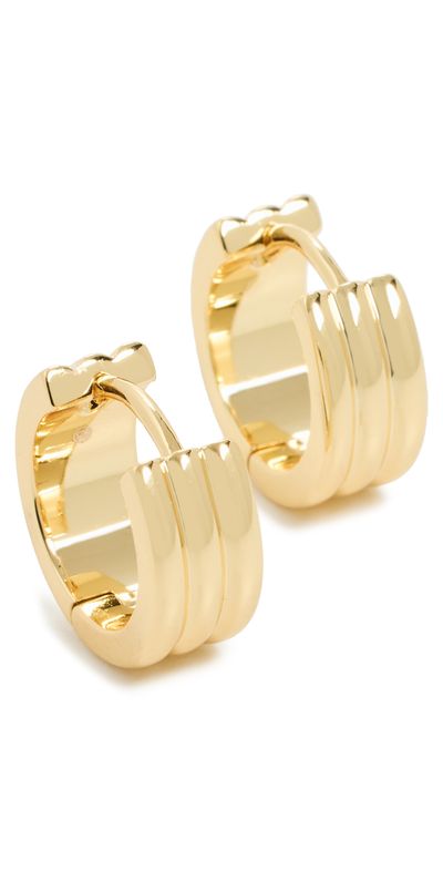 Gorjana Gorjana Reed Hoops Gold One Size