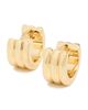 Gorjana Gorjana Reed Huggies Gold One Size - 5