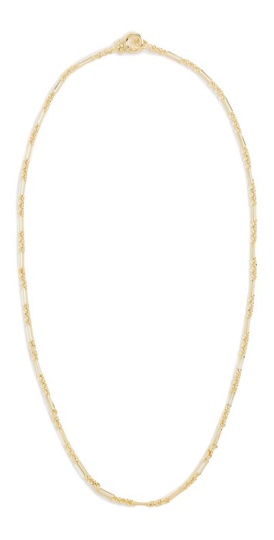 Gorjana Gorjana Reed Mini Necklace Gold One Size