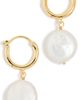 Gorjana Gorjana Reese Pearl Huggies Gold One Size - 1