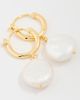 Gorjana Gorjana Reese Pearl Huggies Gold One Size - 4