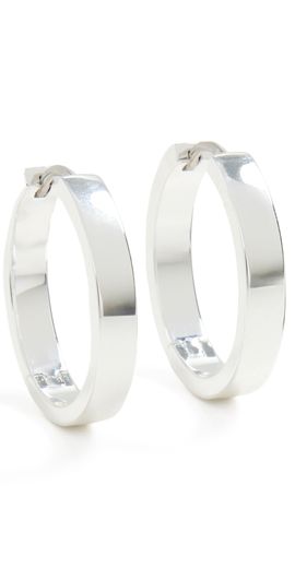 Gorjana Gorjana Rose Hoops Silver One