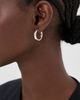 Gorjana Gorjana Rose Hoops Silver One - 3