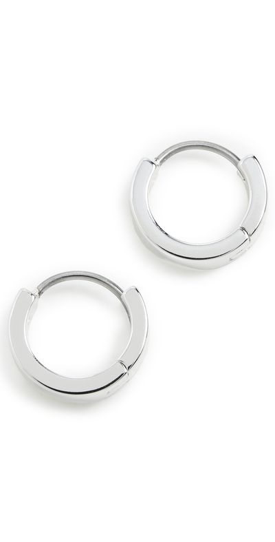 Gorjana Gorjana Rose Huggies Silver One