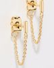 Gorjana Gorjana Tatum Chain Huggies Gold One Size - 2