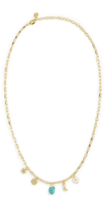 Gorjana Gorjana Western Mini Charm Necklace Gold One