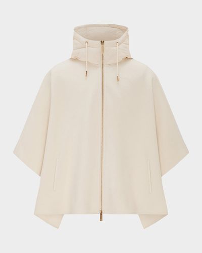 Gorski Cashmere And Wool Hooded Poncho