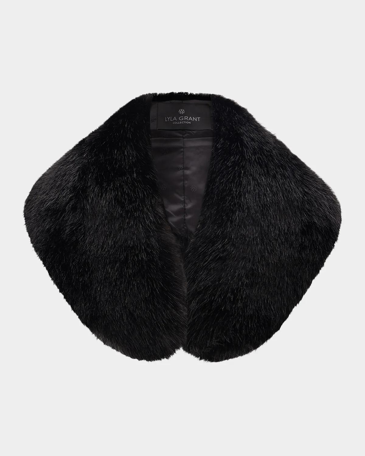 Lyla Grant Faux-Fur Fox Stole