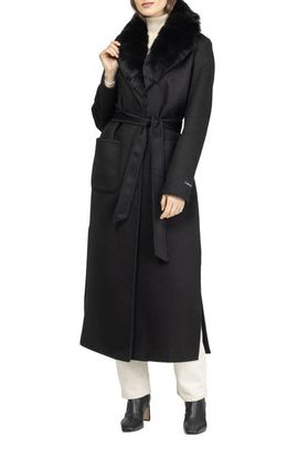 GORSKI GORSKI Cashmere & Wool Coat With Det. Genuine Shearling Collar