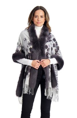GORSKI GORSKI Double Face Cashmere Stole With Tape Top And Bottom