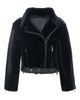 GORSKI GORSKI Genuine Shearling And Leather Moto Jacket - 5