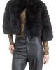 GORSKI GORSKI Genuine Shearling Bolero with Cropped Sleeves - 1