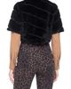 GORSKI GORSKI Genuine Shearling Diagonal Bolero With Cropped Sleeves - 3