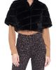 GORSKI GORSKI Genuine Shearling Diagonal Bolero With Cropped Sleeves - 4