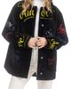 GORSKI GORSKI Genuine Shearling Embroidered "love" Jacket - 4