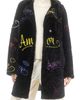 GORSKI GORSKI Genuine Shearling Embroidered "love" Stroller - 4