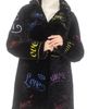 GORSKI GORSKI Genuine Shearling Embroidered "love" Stroller - 5