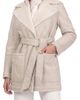 GORSKI GORSKI Genuine Shearling Jacket with Embroidery, Belt - 4