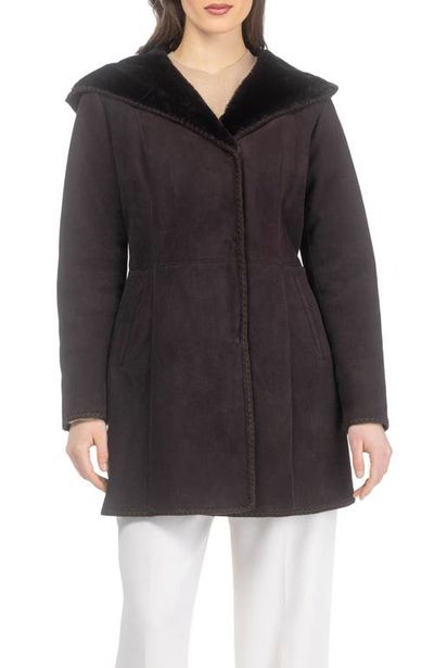 GORSKI GORSKI Genuine Shearling Parka with Emboidered Trim